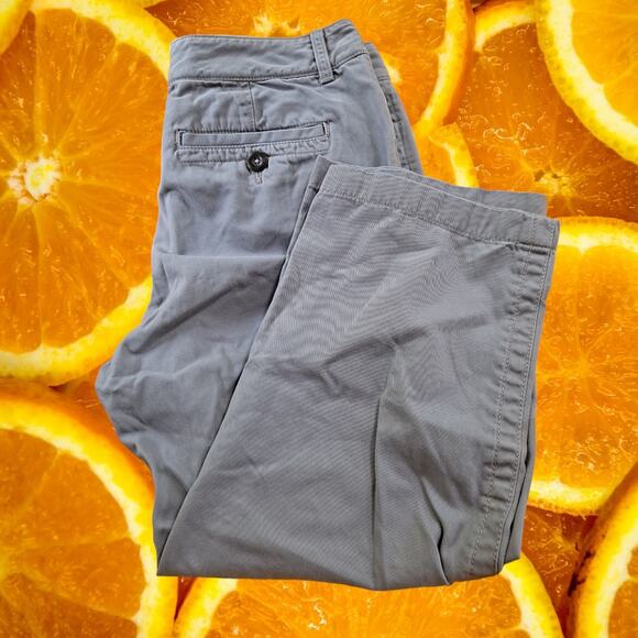 Eddie Bauer Blakely Capri Light Gray‎ Size 4 - Picture 1 of 5